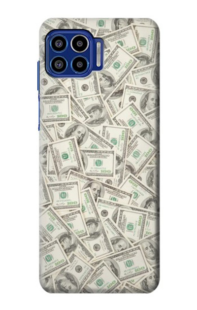 S2077 Money Dollar Banknotes Case Cover Custodia per Motorola One 5G S2077 Money Dollar Banknotes Case Cover Custodia per Motorola One 5G