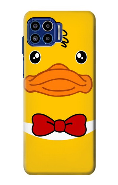 S2760 Yellow Duck Tuxedo Cartoon Case Cover Custodia per Motorola One 5G