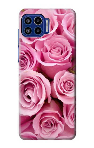 S2943 Pink Rose Case Cover Custodia per Motorola One 5G