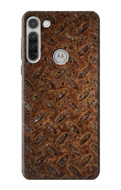 S0542 Rust Texture Case Cover Custodia per Motorola Moto G8