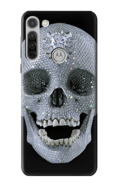 S1286 Diamond Skull Case Cover Custodia per Motorola Moto G8