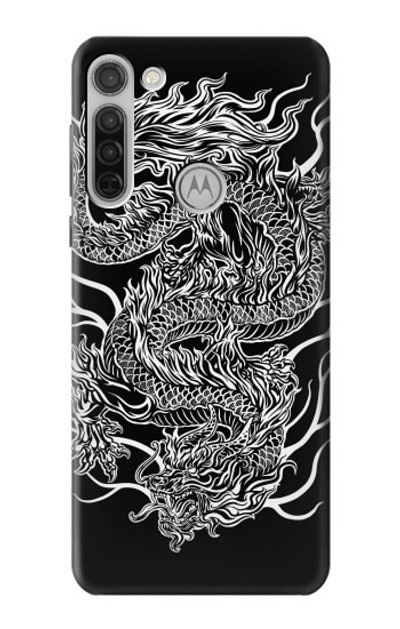 S1943 Dragon Tattoo Case Cover Custodia per Motorola Moto G8