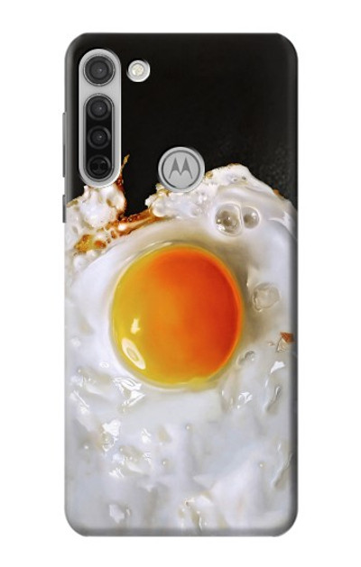 S2695 Fried Egg Case Cover Custodia per Motorola Moto G8