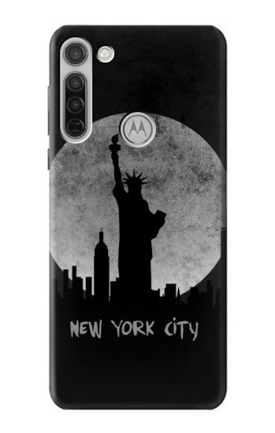 S3097 New York City Case Cover Custodia per Motorola Moto G8