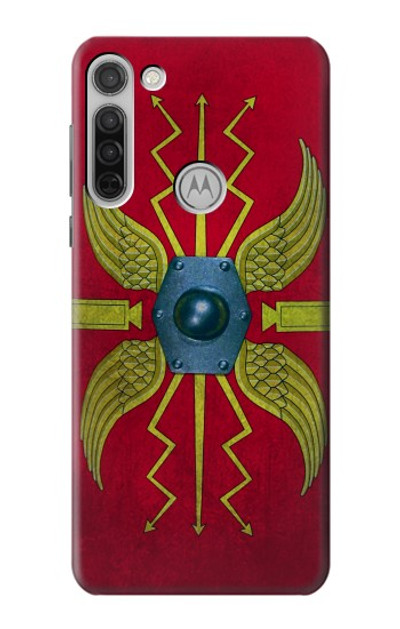 S3206 Roman Shield Scutum Case Cover Custodia per Motorola Moto G8