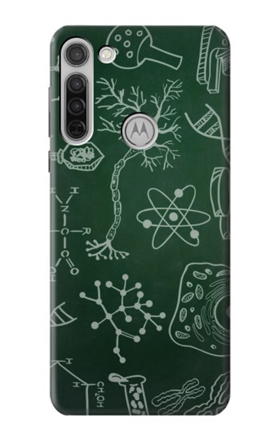 S3211 Science Green Board Case Cover Custodia per Motorola Moto G8