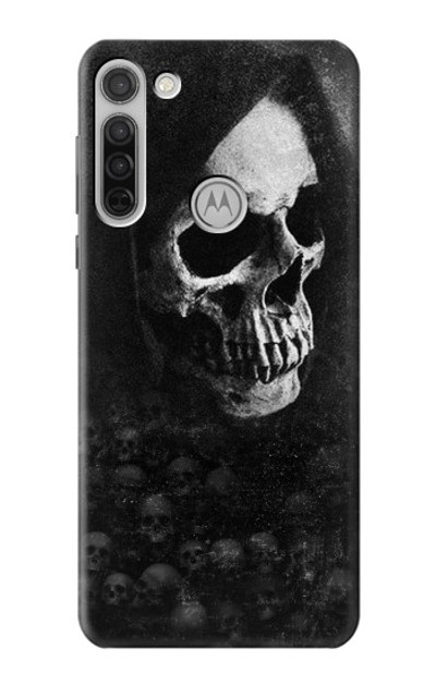 S3333 Death Skull Grim Reaper Case Cover Custodia per Motorola Moto G8