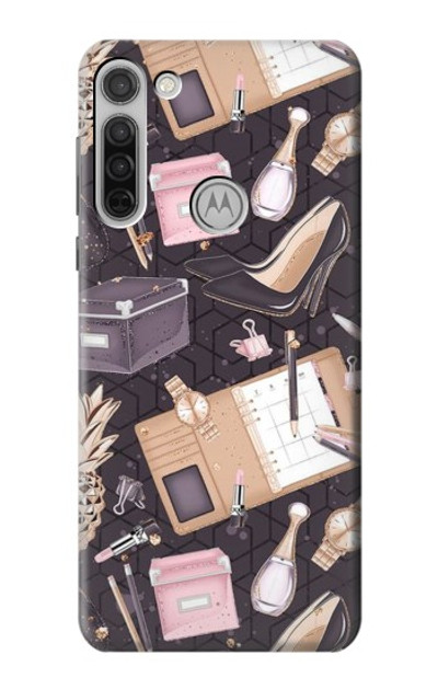 S3448 Fashion Case Cover Custodia per Motorola Moto G8