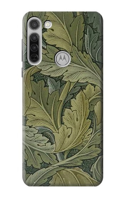 S3790 William Morris Acanthus Leaves Case Cover Custodia per Motorola Moto G8