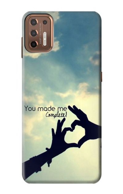 S2640 You Made Me Complete Love Case Cover Custodia per Motorola Moto G9 Plus