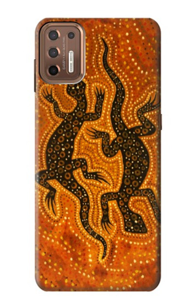 S2901 Lizard Aboriginal Art Case Cover Custodia per Motorola Moto G9 Plus