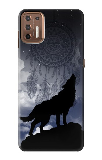 S3011 Dream Catcher Wolf Howling Case Cover Custodia per Motorola Moto G9 Plus