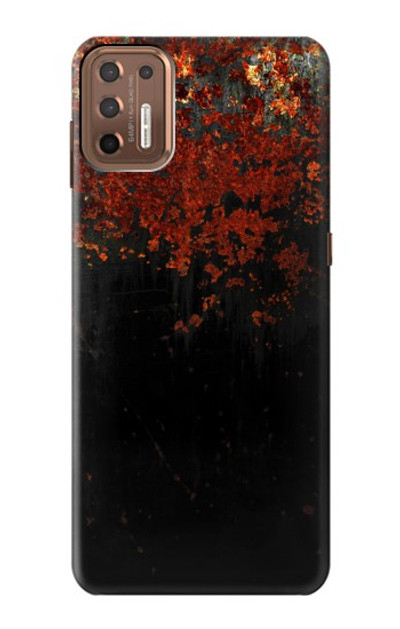 S3071 Rusted Metal Texture Graphic Case Cover Custodia per Motorola Moto G9 Plus