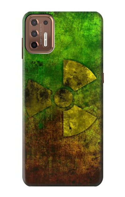 S3202 Radioactive Nuclear Hazard Symbol Case Cover Custodia per Motorola Moto G9 Plus