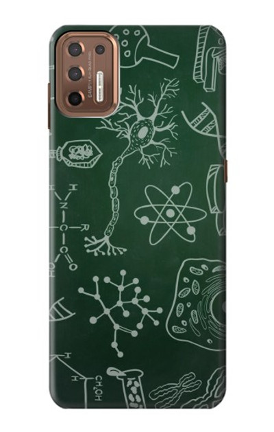 S3211 Science Green Board Case Cover Custodia per Motorola Moto G9 Plus