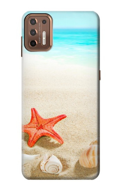 S3212 Sea Shells Starfish Beach Case Cover Custodia per Motorola Moto G9 Plus