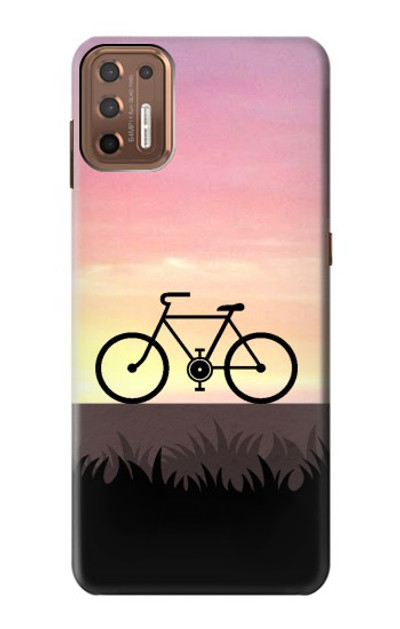 S3252 Bicycle Sunset Case Cover Custodia per Motorola Moto G9 Plus