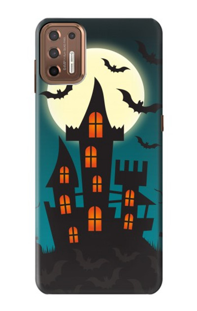 S3268 Halloween Festival Castle Case Cover Custodia per Motorola Moto G9 Plus