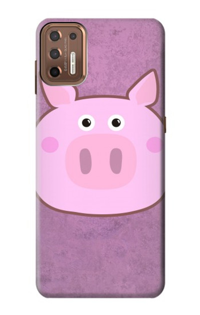 S3269 Pig Cartoon Case Cover Custodia per Motorola Moto G9 Plus