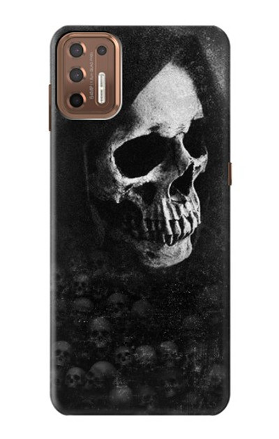 S3333 Death Skull Grim Reaper Case Cover Custodia per Motorola Moto G9 Plus