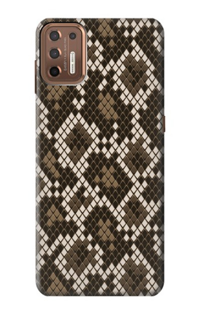 S3389 Seamless Snake Skin Pattern Graphic Case Cover Custodia per Motorola Moto G9 Plus