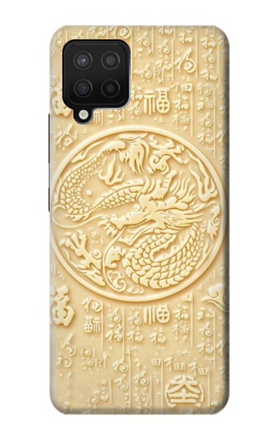 S3288 White Jade Dragon Graphic Painted Case Cover Custodia per Samsung Galaxy A42 5G