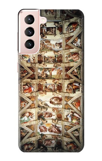 S0177 Michelangelo Chapel ceiling Case Cover Custodia per Samsung Galaxy S21 5G