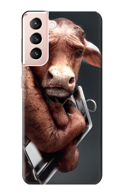 S1271 Crazy Cow Case Cover Custodia per Samsung Galaxy S21 5G