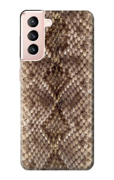 S2875 Rattle Snake Skin Graphic Printed Case Cover Custodia per Samsung Galaxy S21 5G