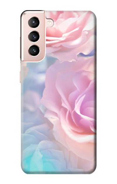S3050 Vintage Pastel Flowers Case Cover Custodia per Samsung Galaxy S21 5G