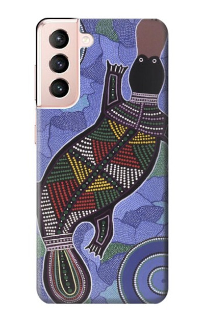 S3387 Platypus Australian Aboriginal Art Case Cover Custodia per Samsung Galaxy S21 5G