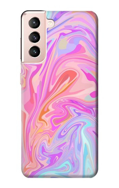 S3444 Digital Art Colorful Liquid Case Cover Custodia per Samsung Galaxy S21 5G