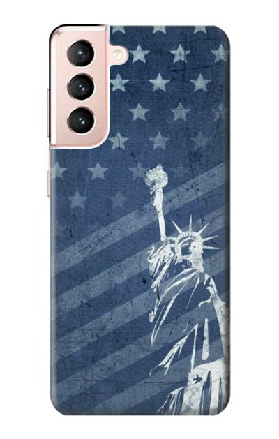 S3450 US Flag Liberty Statue Case Cover Custodia per Samsung Galaxy S21 5G
