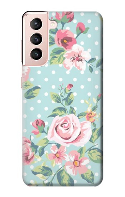 S3494 Vintage Rose Polka Dot Case Cover Custodia per Samsung Galaxy S21 5G