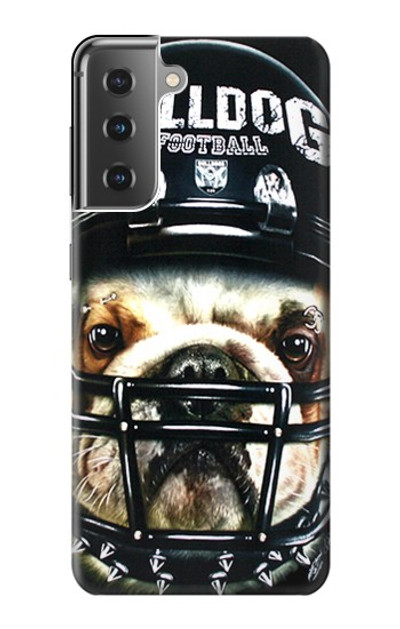 S0098 Bulldog American Football Case Cover Custodia per Samsung Galaxy S21 Plus 5G, Galaxy S21+ 5G