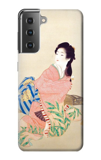 S0889 Japan Art Kimono Case Cover Custodia per Samsung Galaxy S21 Plus 5G, Galaxy S21+ 5G