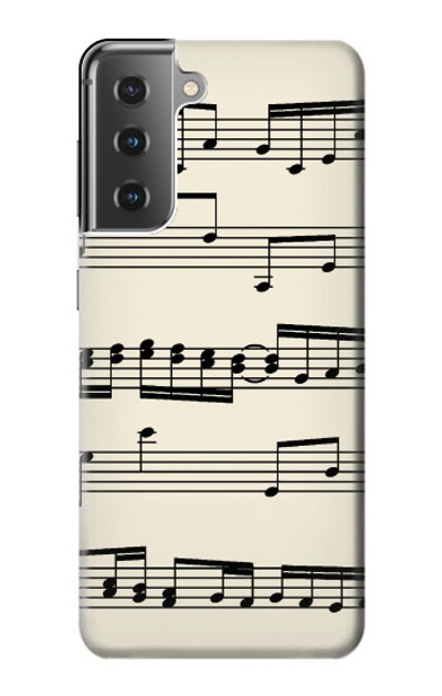 S3082 Music Sheet Case Cover Custodia per Samsung Galaxy S21 Plus 5G, Galaxy S21+ 5G
