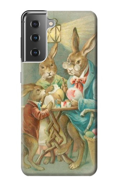 S3164 Easter Rabbit Family Case Cover Custodia per Samsung Galaxy S21 Plus 5G, Galaxy S21+ 5G