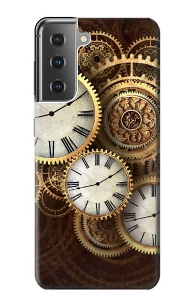 S3172 Gold Clock Live Case Cover Custodia per Samsung Galaxy S21 Plus 5G, Galaxy S21+ 5G