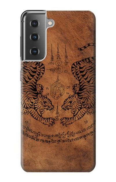 S3209 Sak Yant Twin Tiger Case Cover Custodia per Samsung Galaxy S21 Plus 5G, Galaxy S21+ 5G