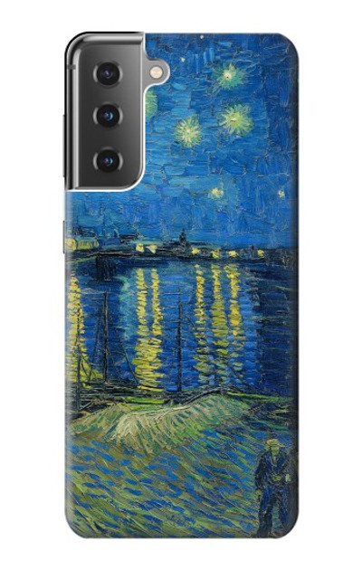 S3336 Van Gogh Starry Night Over the Rhone Case Cover Custodia per Samsung Galaxy S21 Plus 5G, Galaxy S21+ 5G