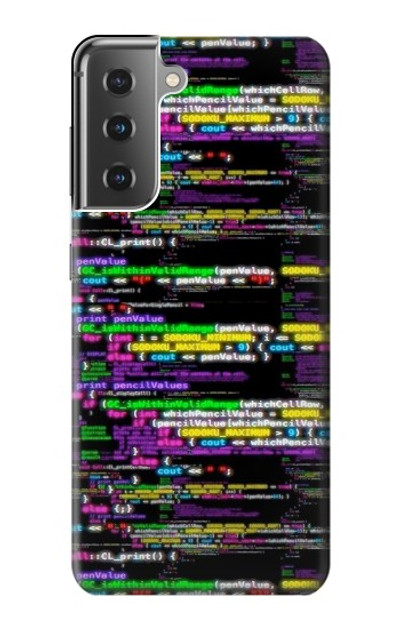 S3420 Coding Programmer Case Cover Custodia per Samsung Galaxy S21 Plus 5G, Galaxy S21+ 5G