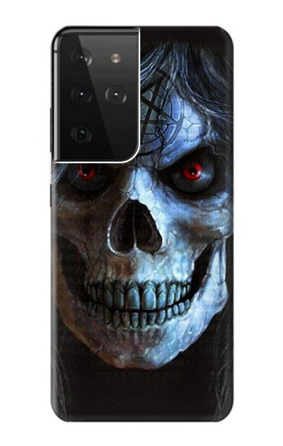 S2585 Evil Death Skull Pentagram Case Cover Custodia per Samsung Galaxy S21 Ultra 5G