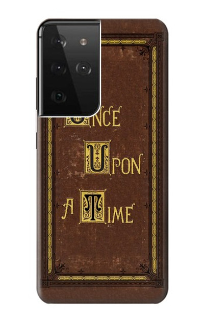 S2824 Once Upon a Time Book Cover Case Cover Custodia per Samsung Galaxy S21 Ultra 5G