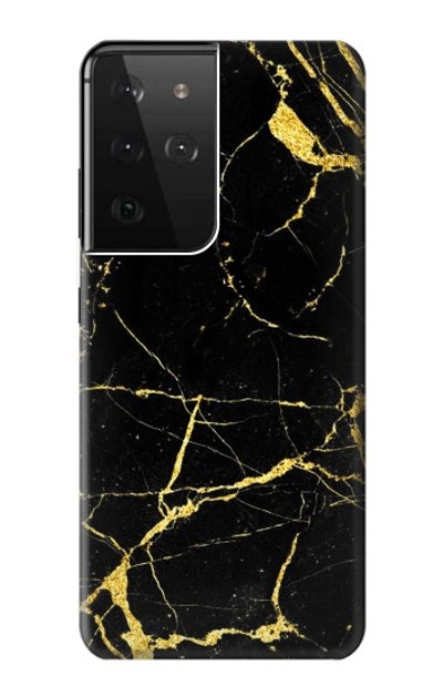 S2896 Gold Marble Graphic Printed Case Cover Custodia per Samsung Galaxy S21 Ultra 5G