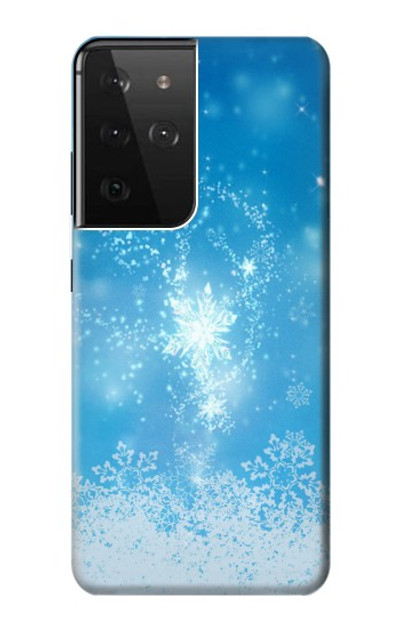 S2923 Frozen Snow Spell Magic Case Cover Custodia per Samsung Galaxy S21 Ultra 5G