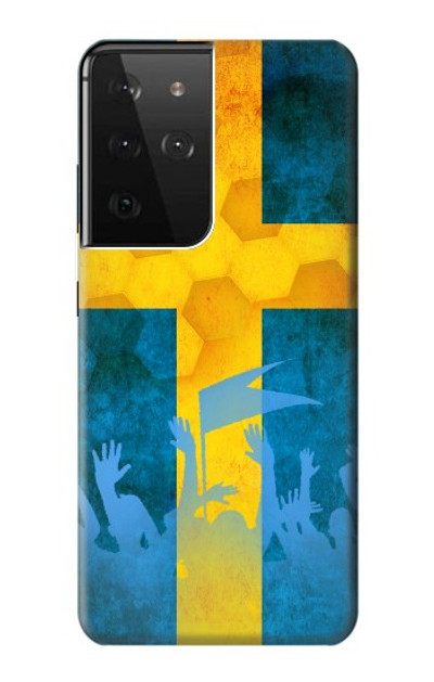 S2990 Sweden Football Soccer Case Cover Custodia per Samsung Galaxy S21 Ultra 5G