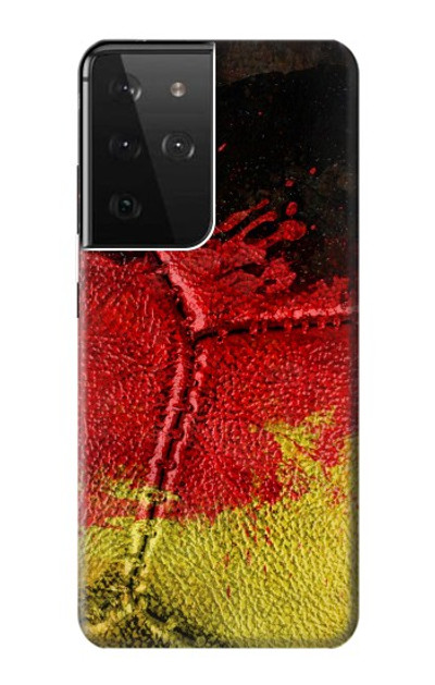 S3303 Germany Flag Vintage Football Graphic Case Cover Custodia per Samsung Galaxy S21 Ultra 5G