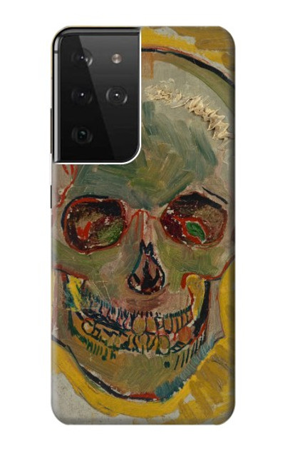 S3359 Vincent Van Gogh Skull Case Cover Custodia per Samsung Galaxy S21 Ultra 5G