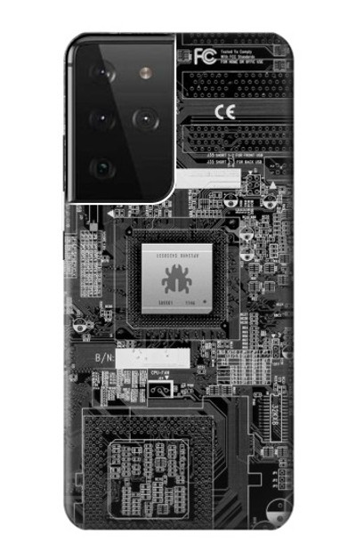 S3434 Bug Circuit Board Graphic Case Cover Custodia per Samsung Galaxy S21 Ultra 5G